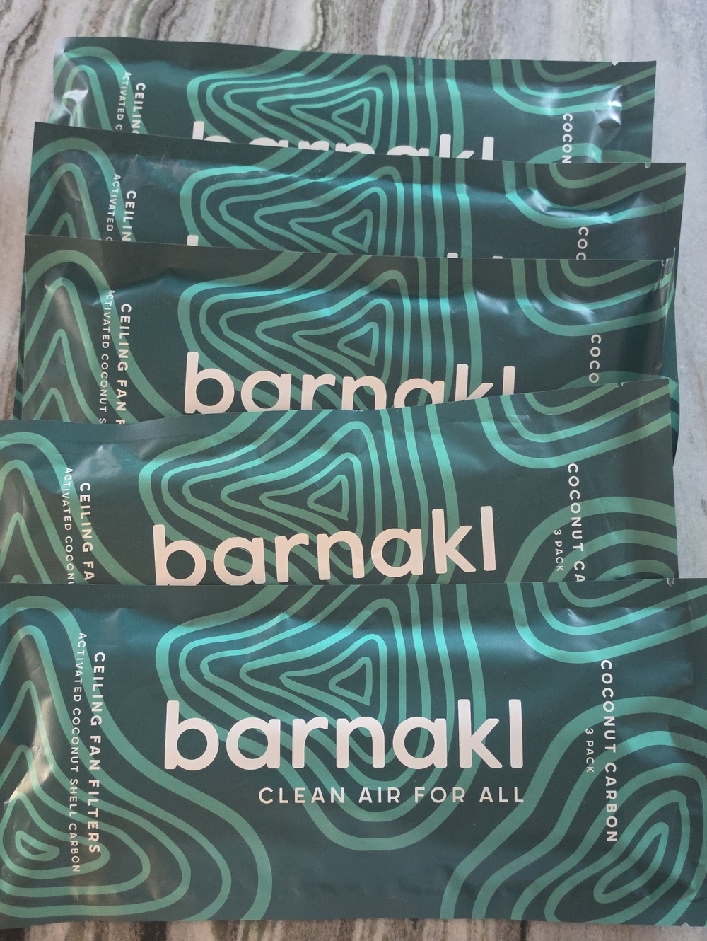 Barnkl Ceiling Fan Filters - Clean Air for All